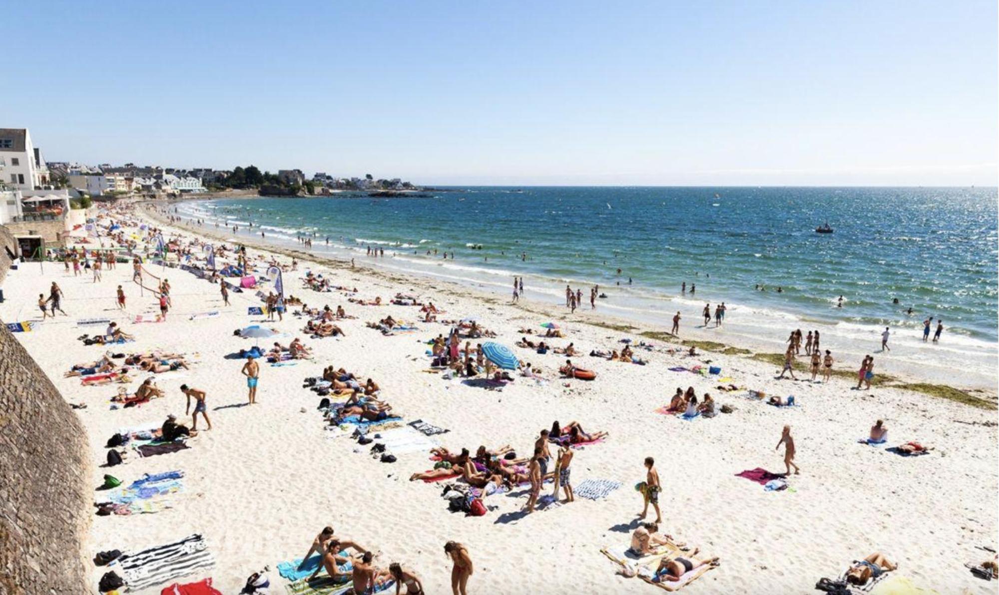 L'Hermine Terrasse Et Parking, 500 Plage Concarneau Dış mekan fotoğraf